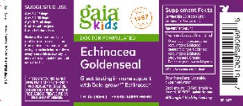 GaiaKids Echinacea Goldenseal - herbal supplement