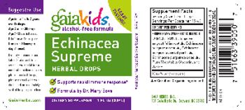 GaiaKids Echinacea Supreme Herbal Drops - supplement