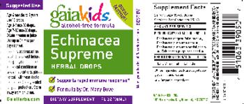 GaiaKids Echinacea Supreme Herbal Drops - supplement