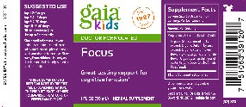 GaiaKids Focus - herbal supplement