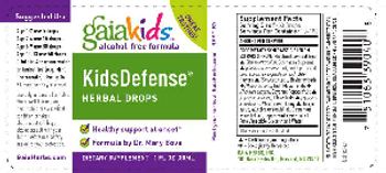 GaiaKids KidsDefense Herbal Drops - supplement