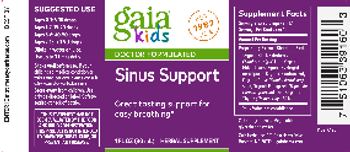 GaiaKids Sinus Support - herbal supplement