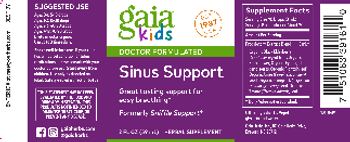 GaiaKids Sinus Support - herbal supplement