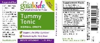 GaiaKids Tummy Tonic Herbal Drops - supplement