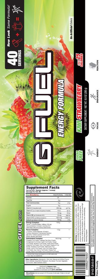 Gamma Labs. G Fuel Strawberry Kiwi - supplement