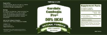 Garcinia Cambogia Pro Garcinia Cambogia Pro 50% HCA - supplement