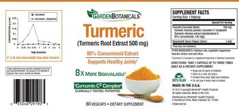 Garden Botanicals Turmeric - supplement