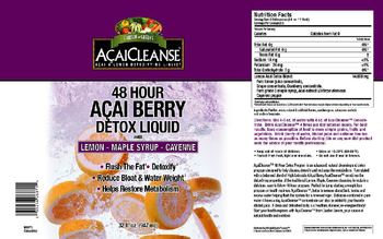 Garden Greens AcaiCleanse 48 Hours Acai Berry Detox Liquid - 