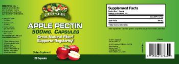 Garden Greens Apple Pectin 500 mg Capsules - supplement