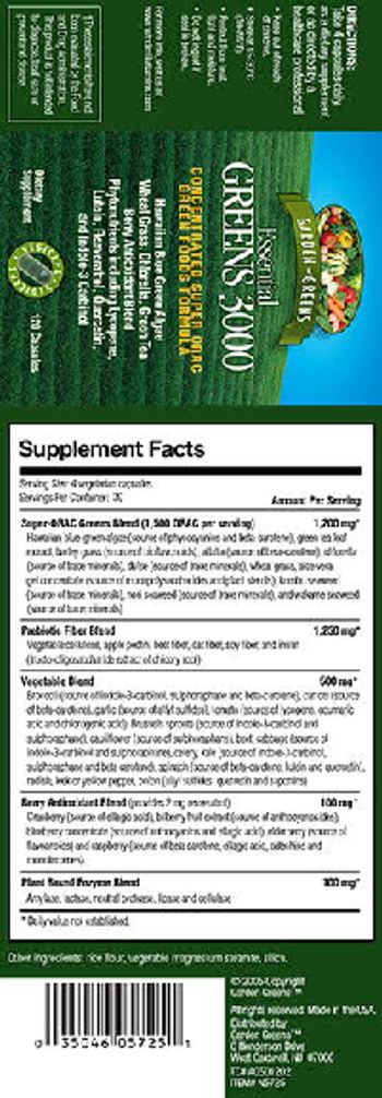 Garden Greens Essential GREENS 3000 - supplement