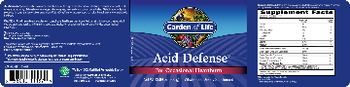 Garden Of Life Acid Defense - whole food supplement