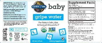 Garden Of Life Baby Gripe Water - supplement