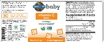 Garden Of Life Baby Vitamin C Liquid - supplement