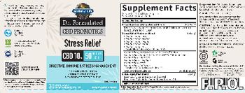 Garden Of Life Dr. Formulated CBD Probiotics Stress Relief CBD 10 mg - hemp supplement