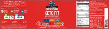 Garden Of Life Dr. Formulated Keto Keto Fit Fair Trade Chocolate - supplement