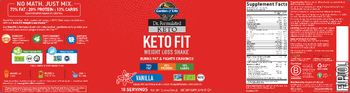 Garden Of Life Dr. Formulated Keto Keto Fit Vanilla - supplement