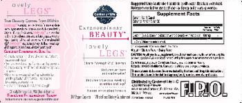 Garden Of Life Extraordinary Beauty Lovely Legs - whole food supplement