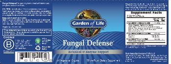 Garden Of Life Fungal Defense - whole food supplement