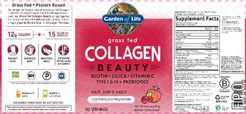 Garden Of Life Grass Fed Collagen Beauty Cranberry Pomegranate Flavor - supplement
