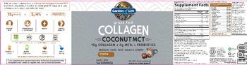 Garden Of Life Grass Fed Collagen Coconut MCT Mocha Flavor - supplement