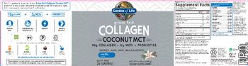 Garden Of Life Grass Fed Collagen Coconut MCT Vanilla Flavor - supplement