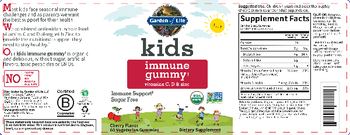 Garden Of Life Kids Immune Gummy Cherry Flavor - supplement
