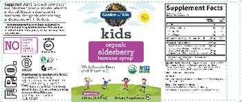 Garden Of Life Kids Organic Elderberry Immune Syrup - supplement