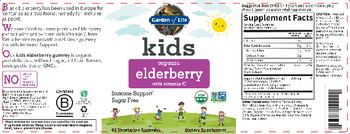Garden Of Life Kids Organic Elderberry with Vitamin C - supplement