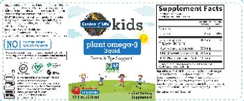 Garden Of Life Kids Plant Omega-3 Liquid Strawberry - liquid supplement