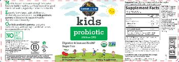 Garden Of Life Kids Probiotic 3 Billion CFU Cherry Flavor - supplement