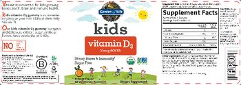 Garden Of Life Kids Vitamin D3 20 mcg (800 IU) Orange Flavor - supplement