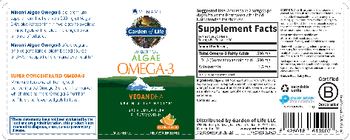 Garden Of Life Minami Algae Omega-3 Orange Flavor - supplement