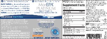 Garden Of Life Minami Nutrition MorEPA Platinum Orange Flavor - supplement