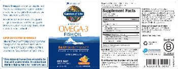 Garden Of Life Minami Omega-3 Fish Oil Orange Flavor - supplement