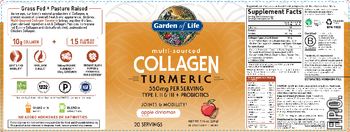 Garden Of Life Multi-Sourced Collagen Turmeric Apple Cinnamon Flavor - supplement