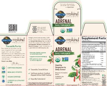 Garden Of Life MyKind Organics Adrenal Daily Balance - herbal supplement
