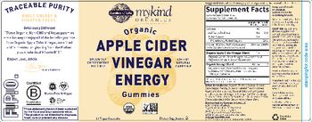 Garden Of Life MyKind Organics Apple Cider Vinegar Energy Gummies - supplement