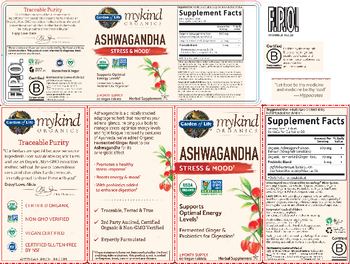 Garden Of Life MyKind Organics Ashwagandha - herbal supplement