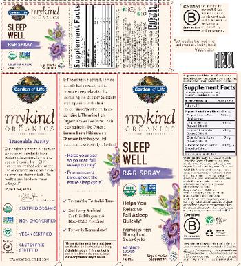 Garden Of Life MyKind Organics Sleep Well R & R Spray - liquid herbal supplement