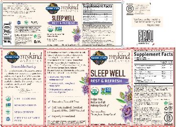 Garden Of Life MyKind Organics Sleep Well Rest & Refresh - herbal supplement