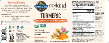 Garden Of Life MyKind Organics Turmeric Gummy - real food herbal supplement