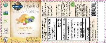 Garden Of Life MyKind Organics Vegan D3 1,000 IU Vanilla - liquid whole food supplement