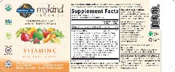 Garden Of Life MyKind Organics Vitamin C Organic Spray Orange-Tangerine - liquid whole food supplement