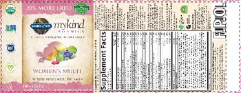Garden Of Life MyKind Organics Women's Multi - whole food supplement