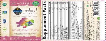 Garden Of Life MyKind Organics Women's Multi 40+ - whole food supplement