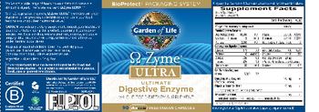 Garden Of Life Omega-Zyme Ultra Ultra Digestive Enzyme - whole food supplement