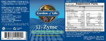 Garden Of Life Omega-Zyme - whole food supplement