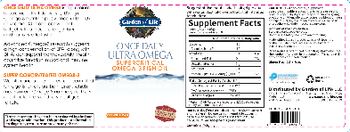 Garden Of Life Once Daily Ultra Omega Orange Flavor - supplement