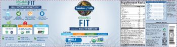 Garden Of Life Organic Fit Vanilla Flavor - supplement