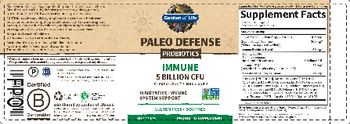 Garden Of Life Paleo Defense Immune - probiotic supplement
